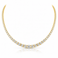 18K Diamond Tennis Necklace — 50.0 CTW | IGI Certified