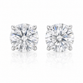 18K Diamond Stud Earrings — 6.02 CTW | IGI Certified