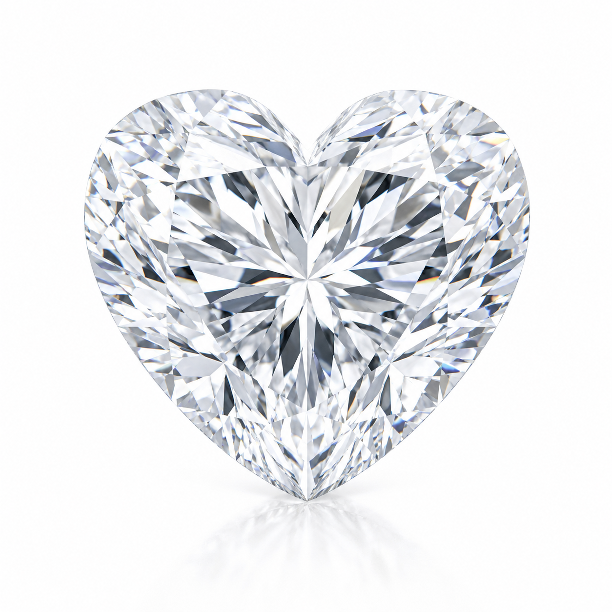 2.06ct HEART Lab Diamond | D/VS2 | IGI Certified | Save 69% vs Retail