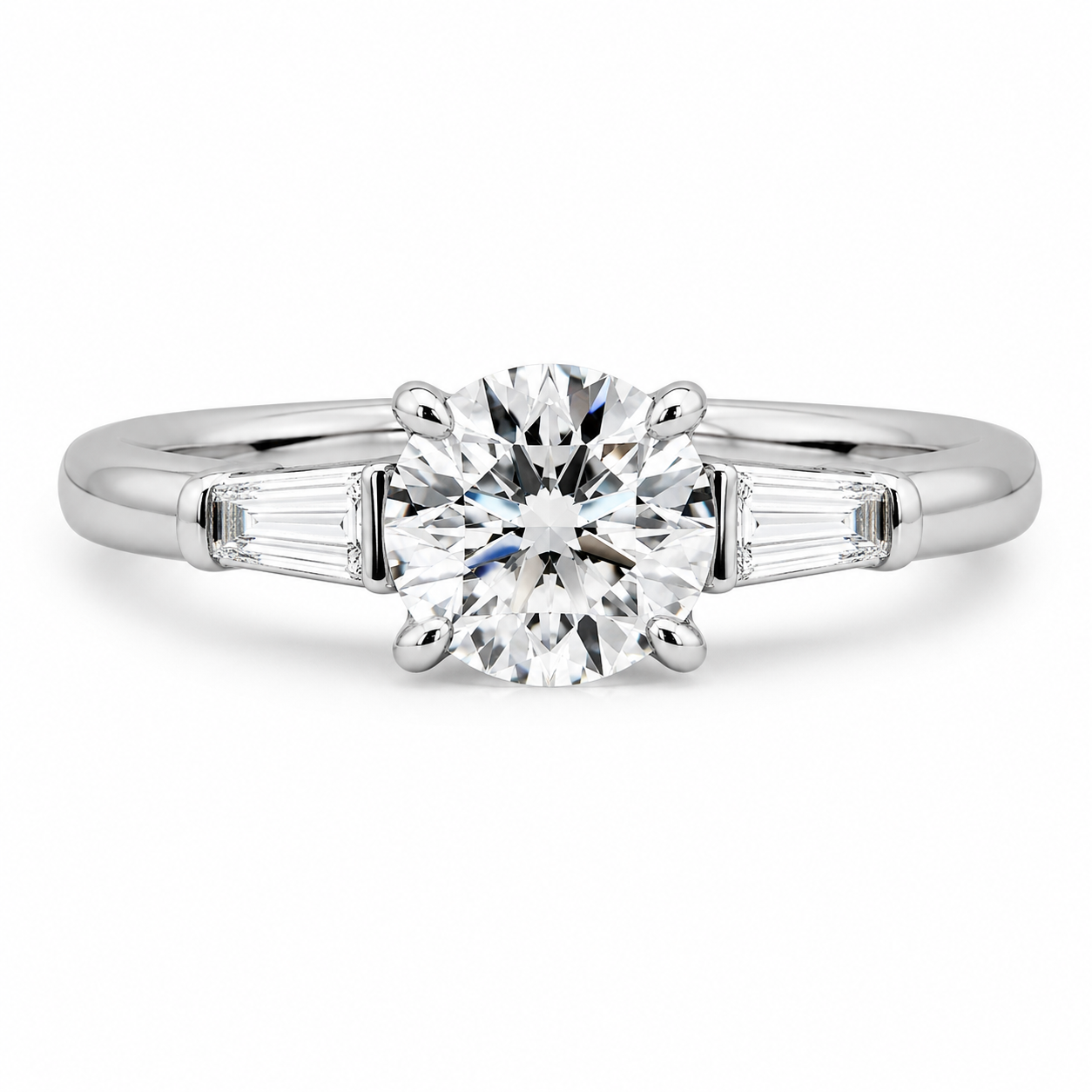 3.01 Carat Round Brilliant Diamond Engagement Ring | D/VVS2 | IGI Certified